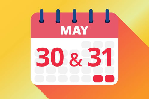 May 30 and 31