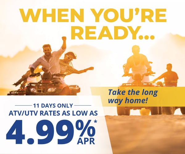 ATV and UTV Loans SPECIAL RATE